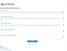 Tablet Screenshot of infoageofarmor.blogspot.com