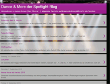Tablet Screenshot of dance-more.blogspot.com