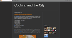 Desktop Screenshot of cookingandthecity.blogspot.com