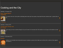 Tablet Screenshot of cookingandthecity.blogspot.com