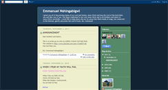 Desktop Screenshot of emmanuelnshingabigwi.blogspot.com