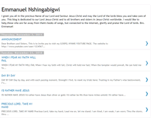 Tablet Screenshot of emmanuelnshingabigwi.blogspot.com