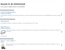 Tablet Screenshot of muziekbibliotheek.blogspot.com