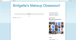 Desktop Screenshot of bridgettesmakeupobsession.blogspot.com