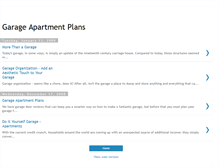 Tablet Screenshot of garage-apartment-plans.blogspot.com