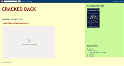 Desktop Screenshot of crackedback.blogspot.com