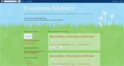 Desktop Screenshot of creacionesedelmira.blogspot.com