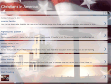 Tablet Screenshot of christians-in-america.blogspot.com