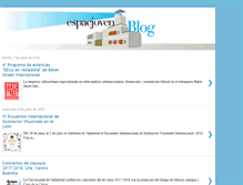 Tablet Screenshot of espaciojovenvalladolid.blogspot.com