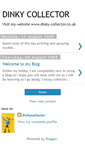 Mobile Screenshot of dinkycollector.blogspot.com