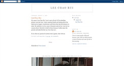 Desktop Screenshot of leechaorui.blogspot.com