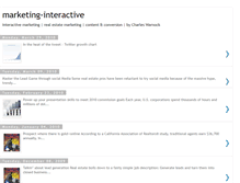 Tablet Screenshot of marketing-interactive.blogspot.com