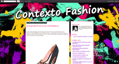 Desktop Screenshot of contextofashion.blogspot.com