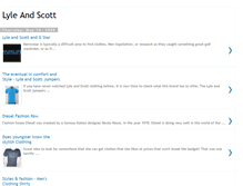 Tablet Screenshot of lyleandscott.blogspot.com