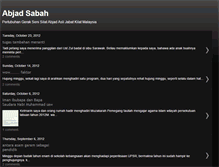 Tablet Screenshot of abjad-sabah.blogspot.com