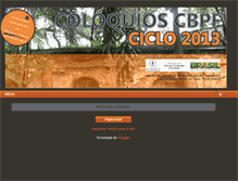 Tablet Screenshot of coloquioscbpf.blogspot.com