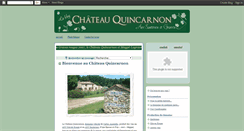 Desktop Screenshot of chateauquincarnon.blogspot.com