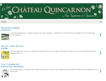 Tablet Screenshot of chateauquincarnon.blogspot.com