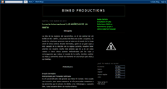 Desktop Screenshot of bimboproductions.blogspot.com