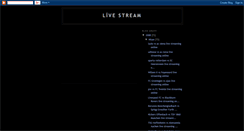 Desktop Screenshot of liveonlinestream.blogspot.com