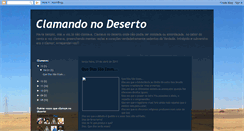 Desktop Screenshot of clamandonodeserto.blogspot.com