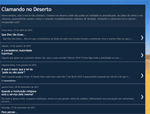 Tablet Screenshot of clamandonodeserto.blogspot.com