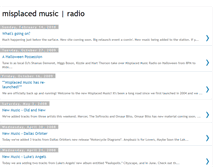 Tablet Screenshot of misplacedmusicradio.blogspot.com