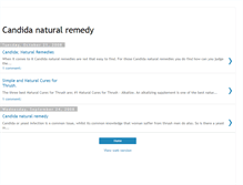 Tablet Screenshot of candidanaturalremedy.blogspot.com