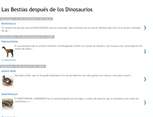 Tablet Screenshot of bestias-dinosaurios.blogspot.com