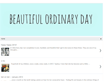 Tablet Screenshot of beautifulordinaryday.blogspot.com