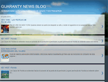 Tablet Screenshot of guarantynewsblog.blogspot.com