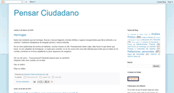 Desktop Screenshot of pensarciudadano.blogspot.com