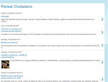 Tablet Screenshot of pensarciudadano.blogspot.com