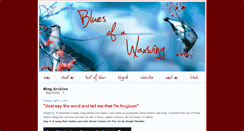 Desktop Screenshot of bluesofawaxwing.blogspot.com