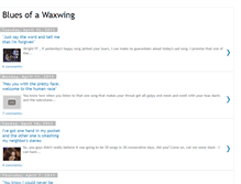 Tablet Screenshot of bluesofawaxwing.blogspot.com