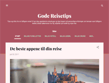 Tablet Screenshot of gode-reisetips.blogspot.com