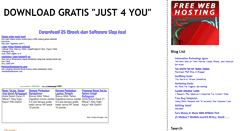 Desktop Screenshot of gratisjust4you.blogspot.com