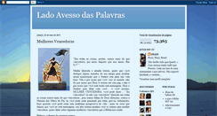 Desktop Screenshot of ladoavessodaspalavras.blogspot.com