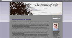 Desktop Screenshot of music-oflife.blogspot.com