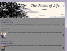 Tablet Screenshot of music-oflife.blogspot.com