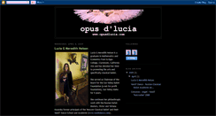 Desktop Screenshot of opusdlucia.blogspot.com