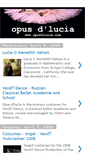 Mobile Screenshot of opusdlucia.blogspot.com