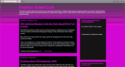 Desktop Screenshot of fashionretailclub.blogspot.com