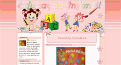 Desktop Screenshot of meucantinhoestrelado.blogspot.com