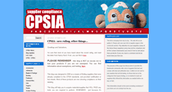 Desktop Screenshot of cpsia-compliance.blogspot.com