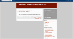 Desktop Screenshot of juventudcristianalaluz.blogspot.com
