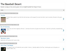 Tablet Screenshot of baseballdesert.blogspot.com