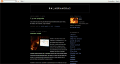 Desktop Screenshot of palabranoias.blogspot.com