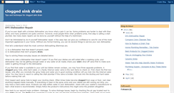 Desktop Screenshot of clogged-sink-drain.blogspot.com