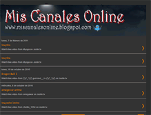 Tablet Screenshot of miscanalesonline.blogspot.com